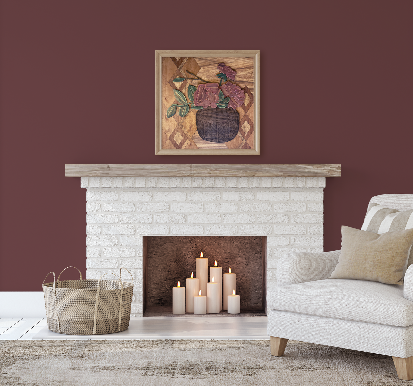 Floral Basket - Park Avenue Designs